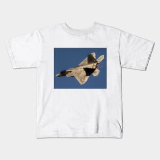 F-22 Raptor in Afterburner Kids T-Shirt